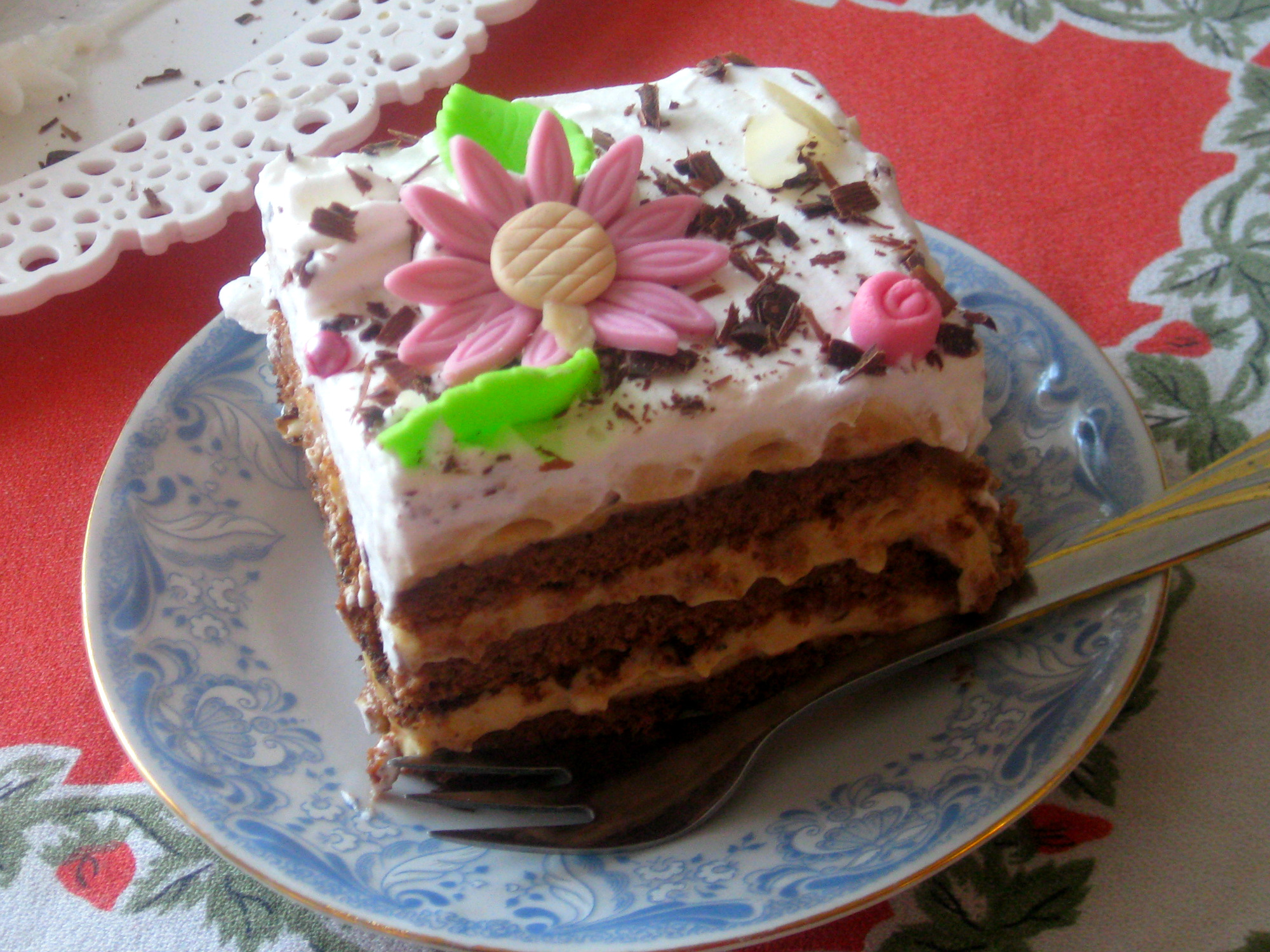 Торта с тиквено-карамелен крем
