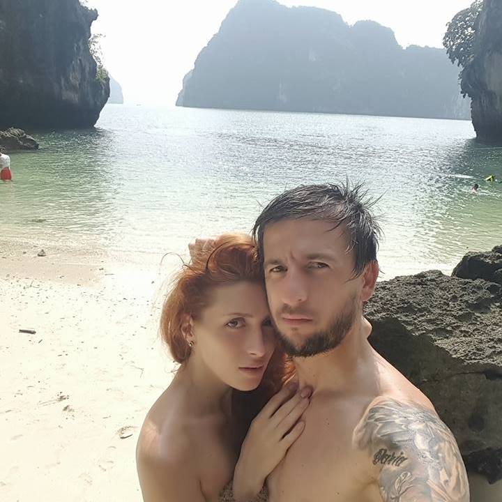 Ромина и Дарко Тасевски на почивка в Тайланд