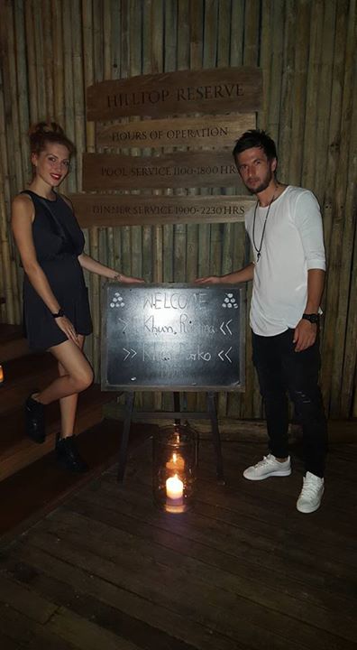 Ромина и Дарко Тасевски на почивка в Тайланд