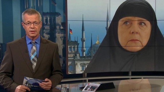 Меркел с фередже в репортаж на немска телевизия