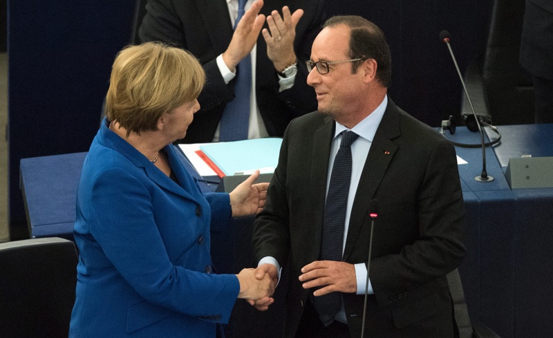 Меркел и Оланд призоваха в Страсбург за реформа на ЕС