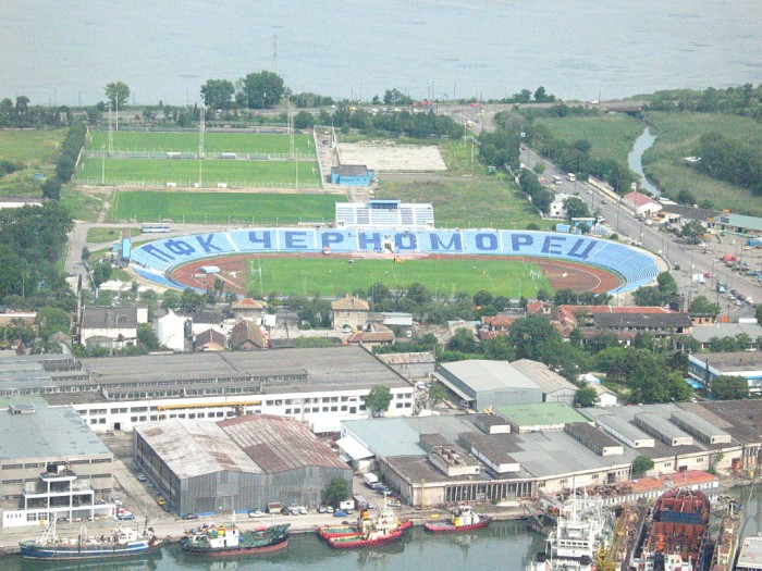 Стадион Черноморец в Бургас