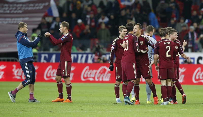 Русия се класира за Европейското първенство по футбол през 2016