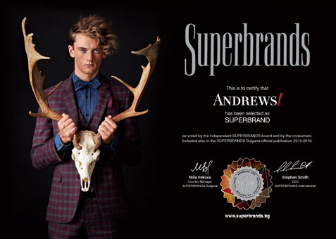 Марката Andrews взе награда Superbrand на България