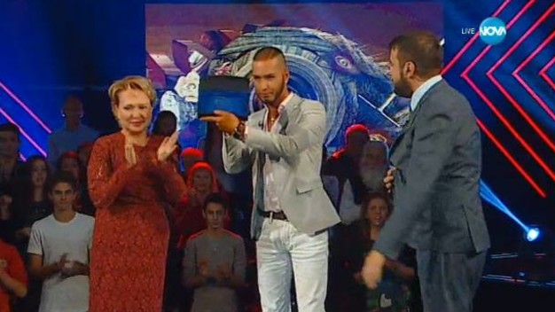 Силва Зурлева, Джино и Ники Кънчев на финала на VIP Brother