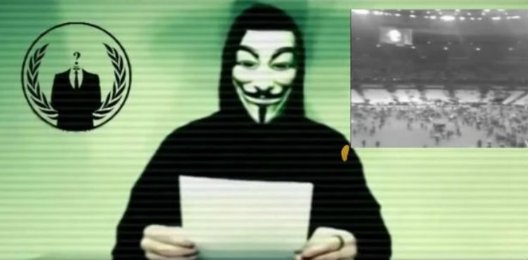 Хакерсктата група публикува видео на френски език, в което обяви война на джихадистите
