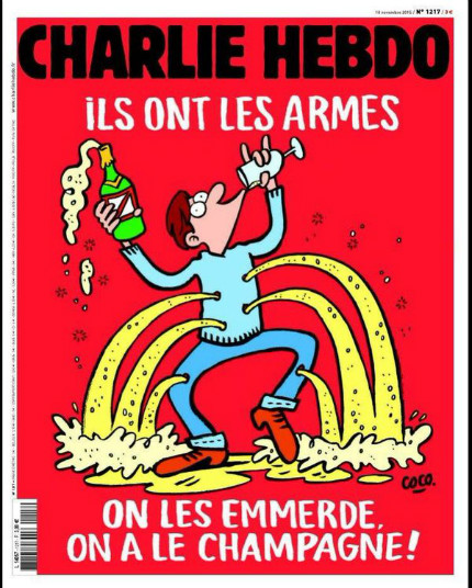 ”Шарли ебдо” с карикатура против атентаторите