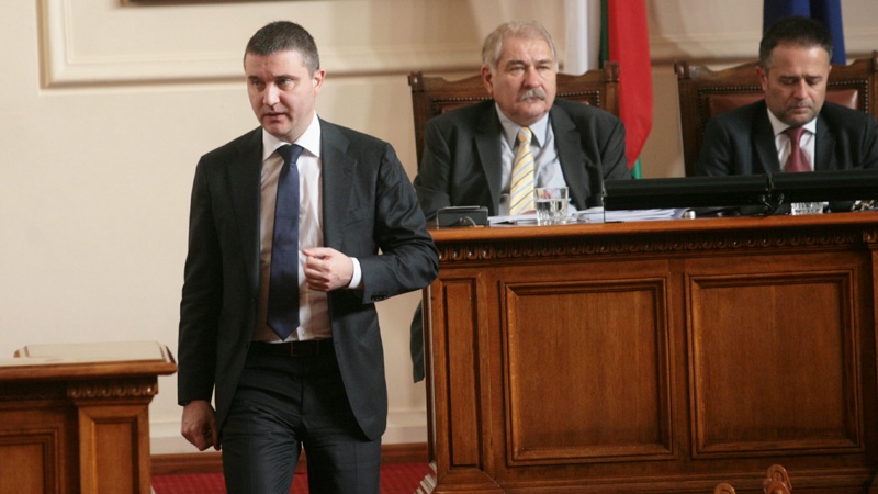 Финансовият министър Владислав Горанов в парламента при обсъждането на Бюджет 2016
