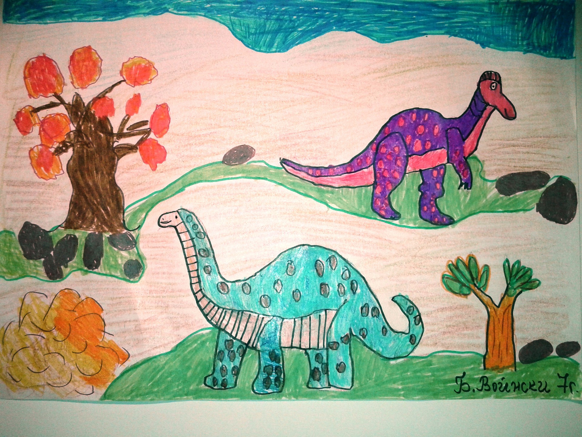 Виж първите участници в ”Рисувай динозаври”
