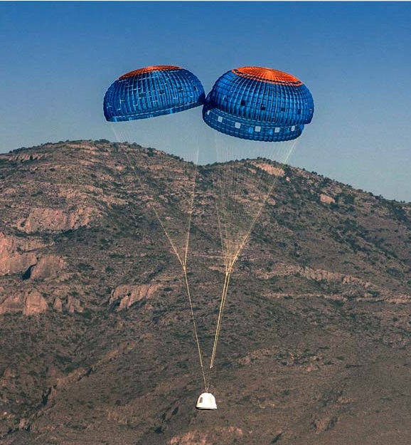 Приземяването на капсулата New Shepard на Blue Origin