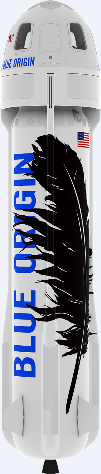 Ракетата носител на Blue Origin и капсулата New Shepard