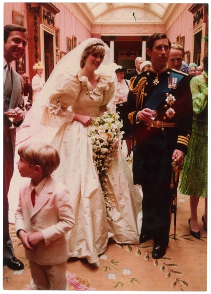 Принцеса Даяна и принц Чарлз на сватбата им