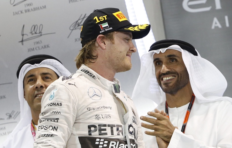 Нико Розберг постигна победа в Гран при на Абу Даби