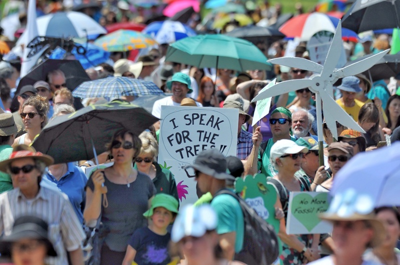 Мащабна демонстрация с призив за действия по отношение на климатичните промени се проведе в Сидни
