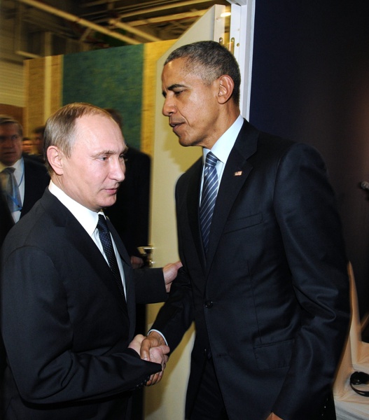 Провокация в Москва с неприлична рисунка на Барак Обама