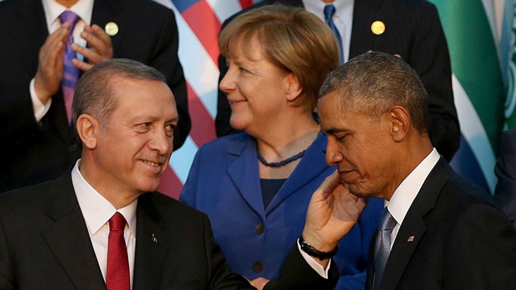 Ердоган и Обама на обща снимка със световни лидери