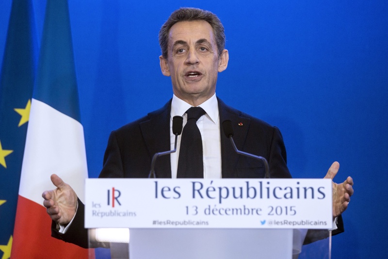 Никола Саркози е видимо доволен от резултатите от регионалните избори във Франция