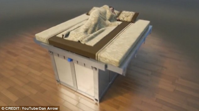 Китайски изобретател конструира легло срещу земетресения