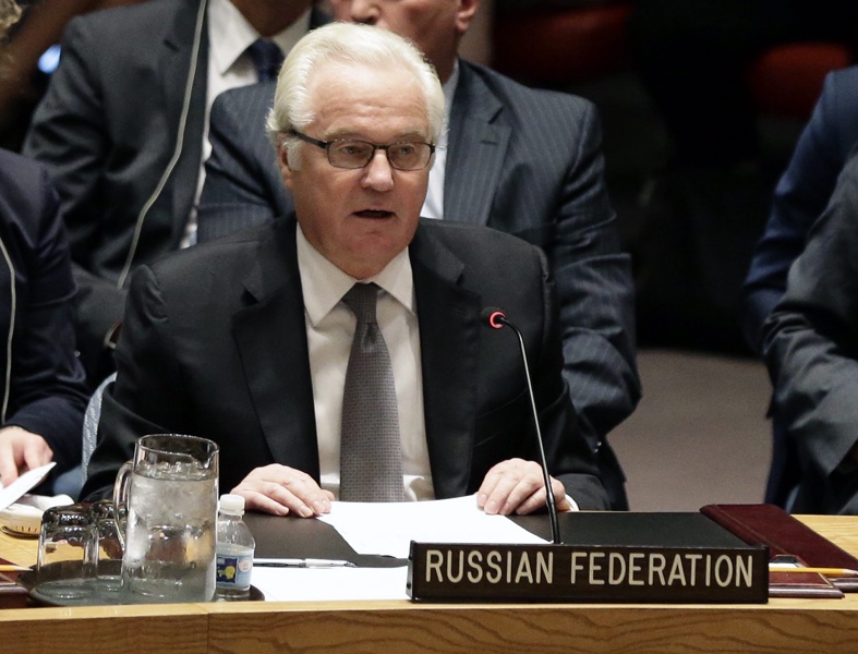Руският посланик в ООН Виталий Чуркин: Може и Турция да бъде санкционирана