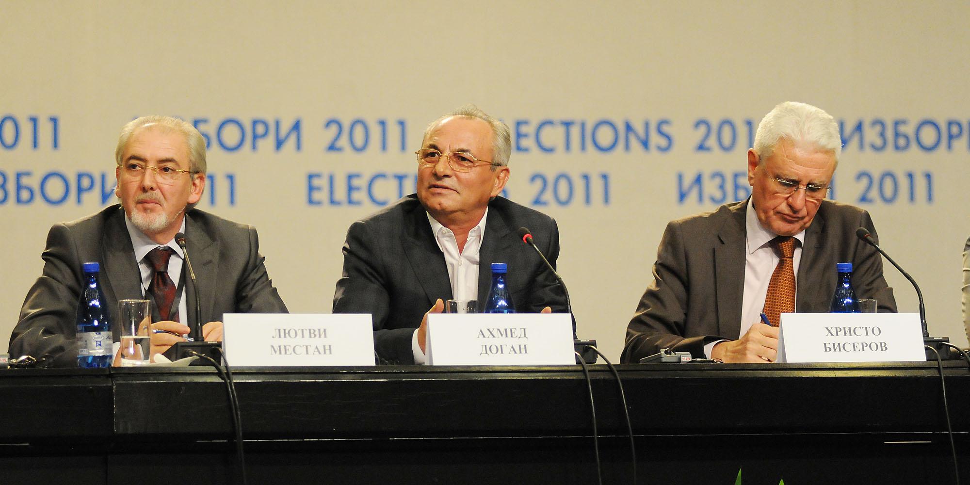 Ахмед Доган и Лютви Местан на изборите преди 4 години