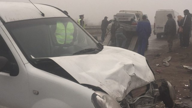Верижна катастрофа с 9 коли на Околовръстното шосе в София