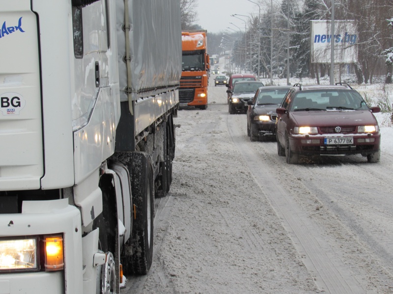 Пътната обстановка в Русенско се нормализира