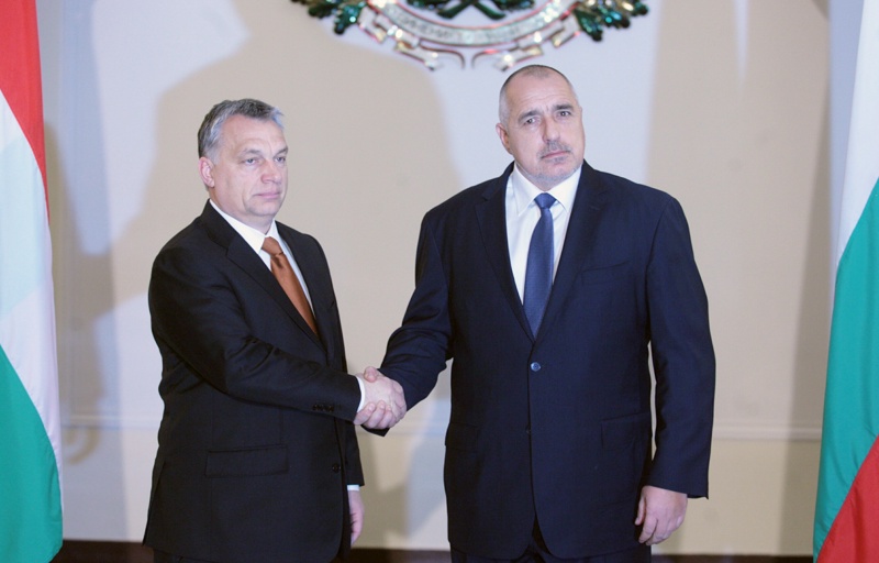 Бойко Борисов и Виктор Орбан в Министерския съвет