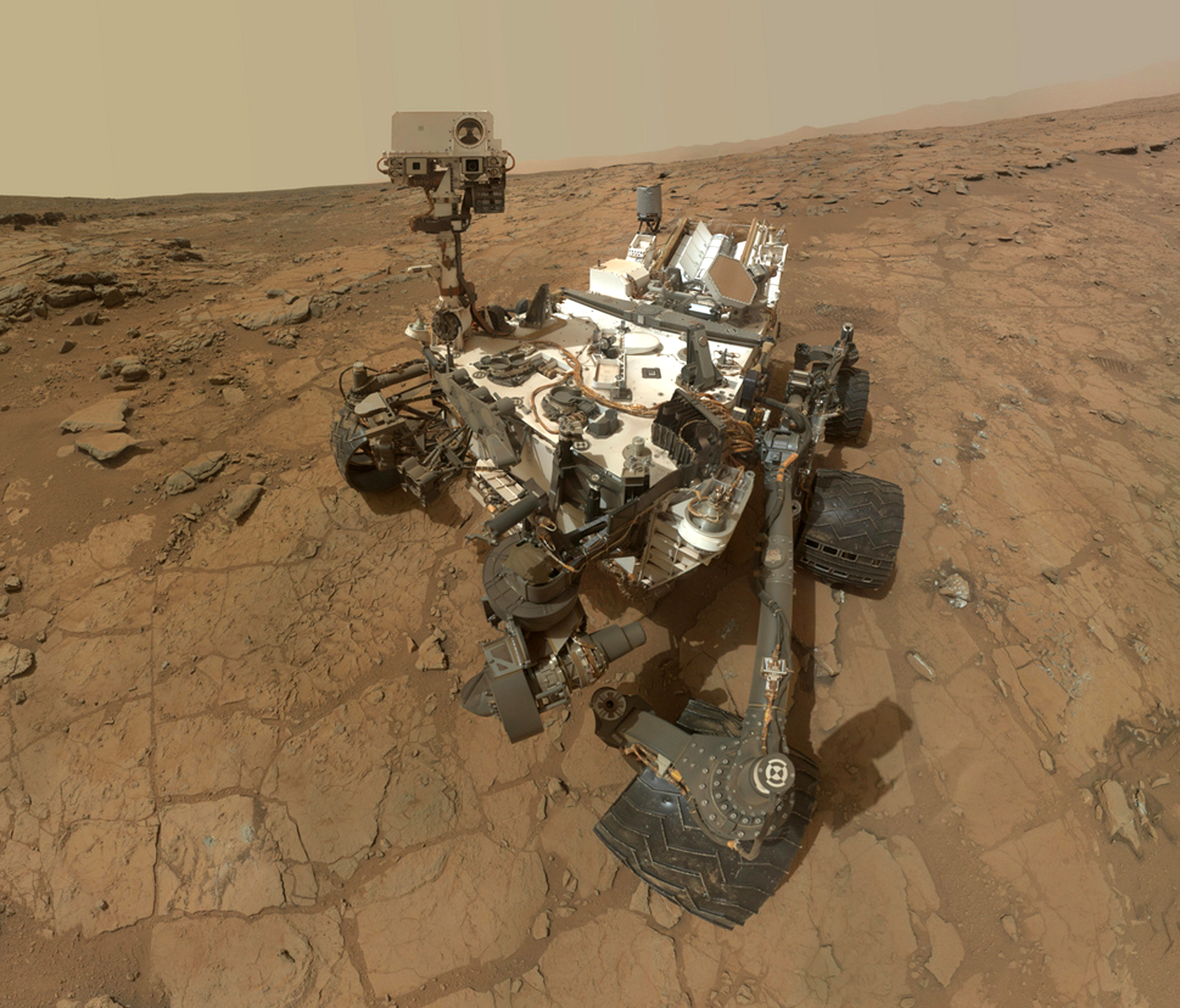 Марсианско селфи на Curiosity