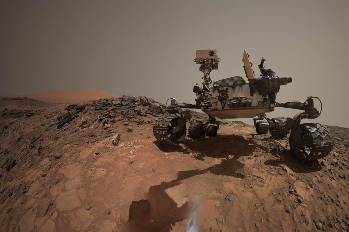 Марсианско селфи на Curiosity