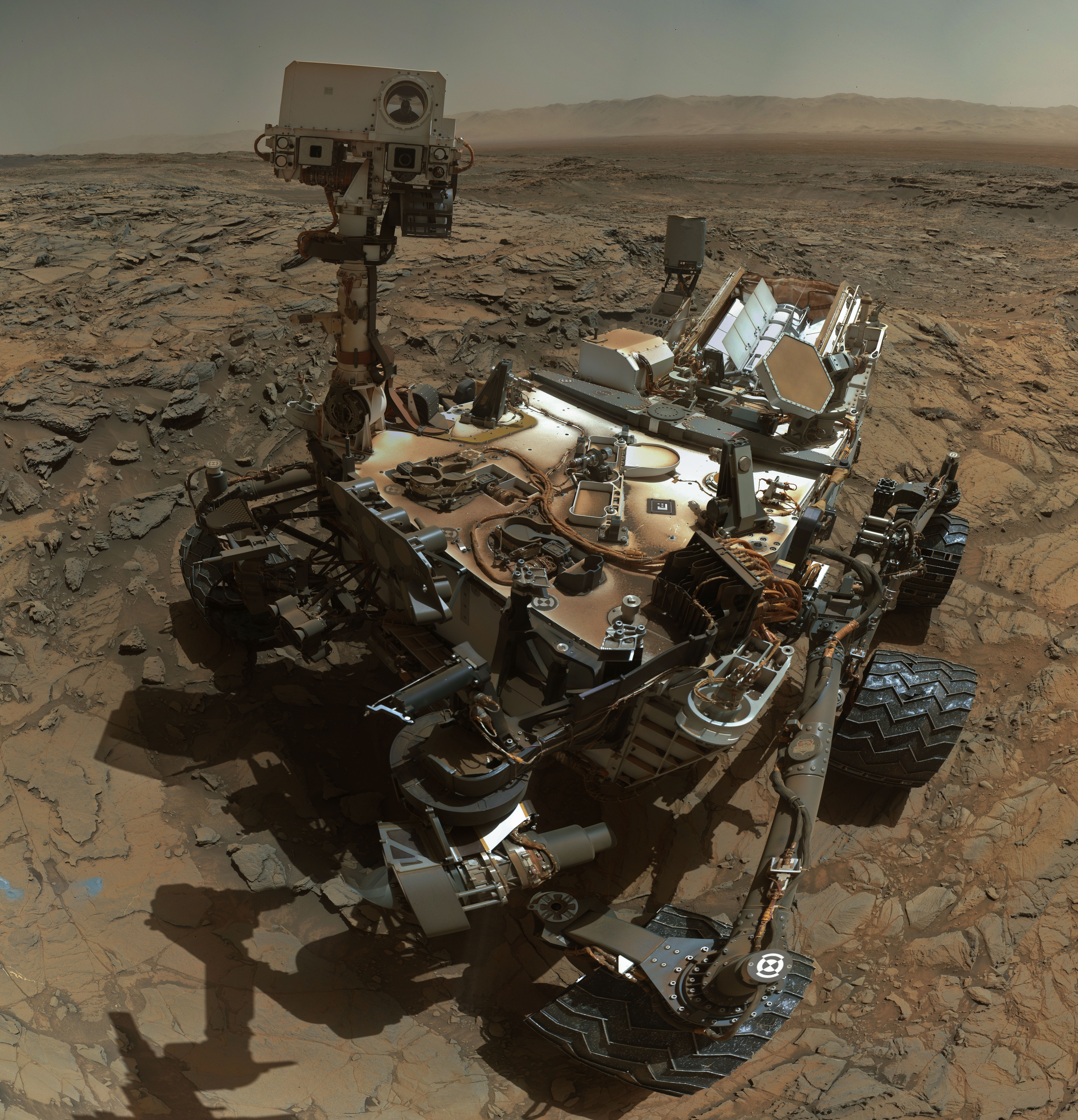 Марсианско селфи на Curiosity