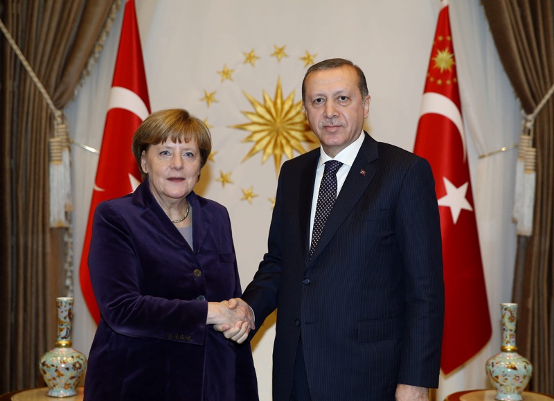 Германският канцлер Ангела Меркел се срещна с президента Ердоган в Анкара