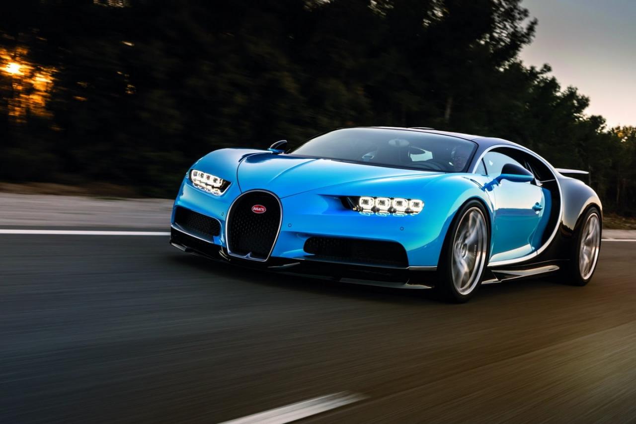 Как ускорява Bugatti Chiron (видео)