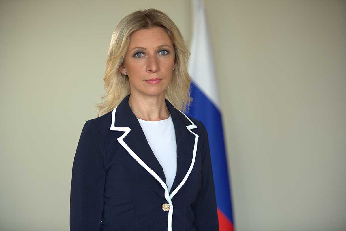 Говорителката на руското Външно министерство Мария Захарова