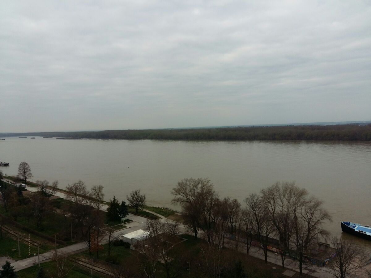 Река Дунав в Русе, крайбрежната алея