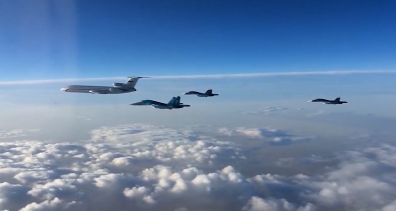 Руски самолети над Сирия