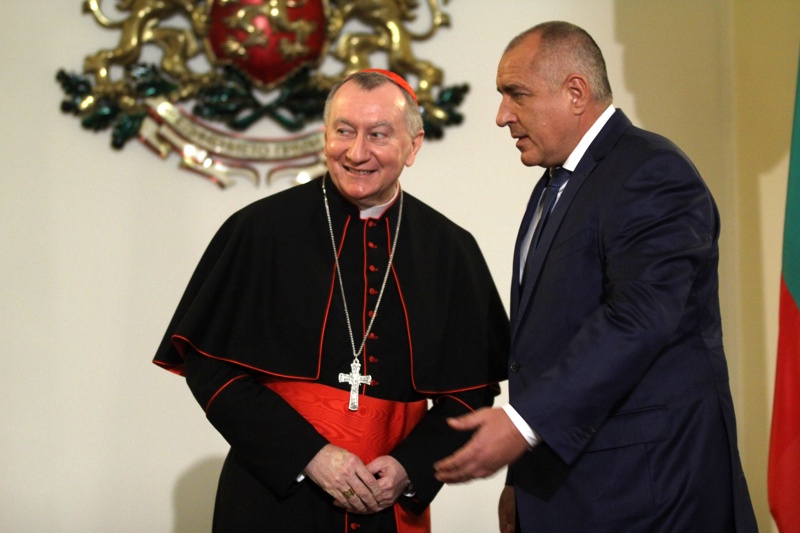 Бойко Борисов прие в МС държавния секретар на Ватикана кардинал Пиетро Паролин