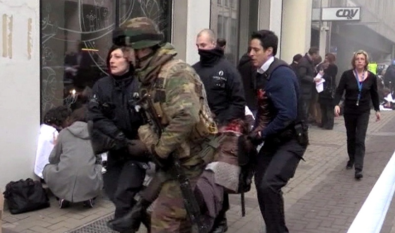 Атентати в Брюксел, десетки убити и ранени (снимки)