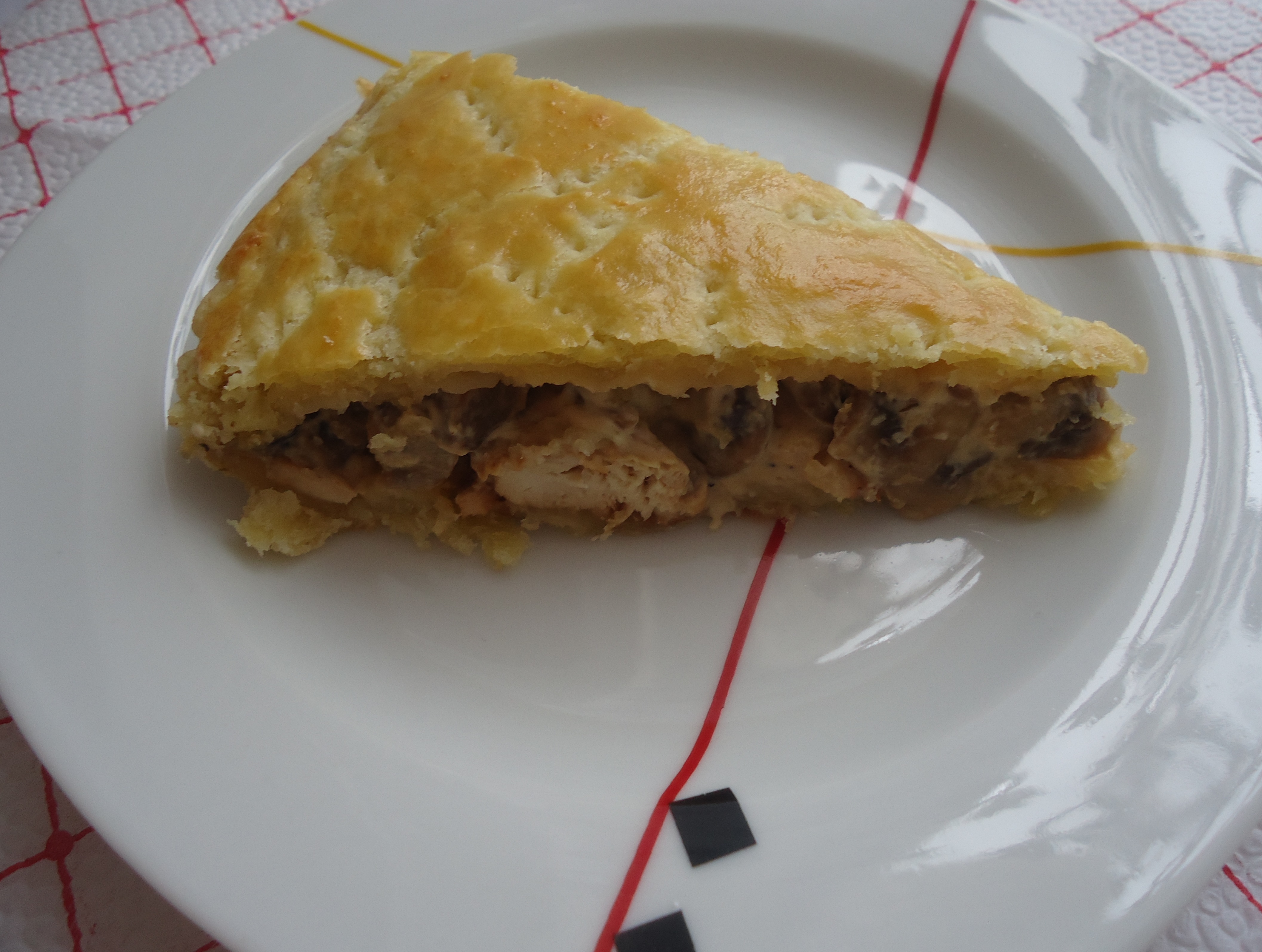 Пай с пиле и гъби