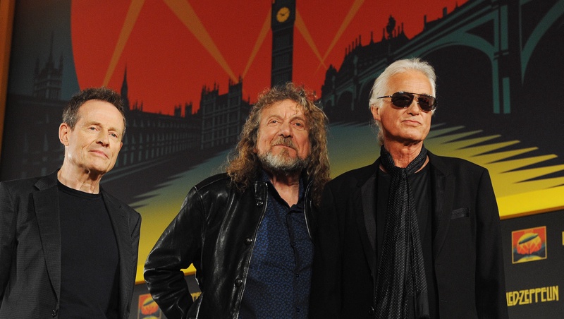 Джон Пол Джоунс, Робърт Плант и Джими Пейдж от Led Zeppelin