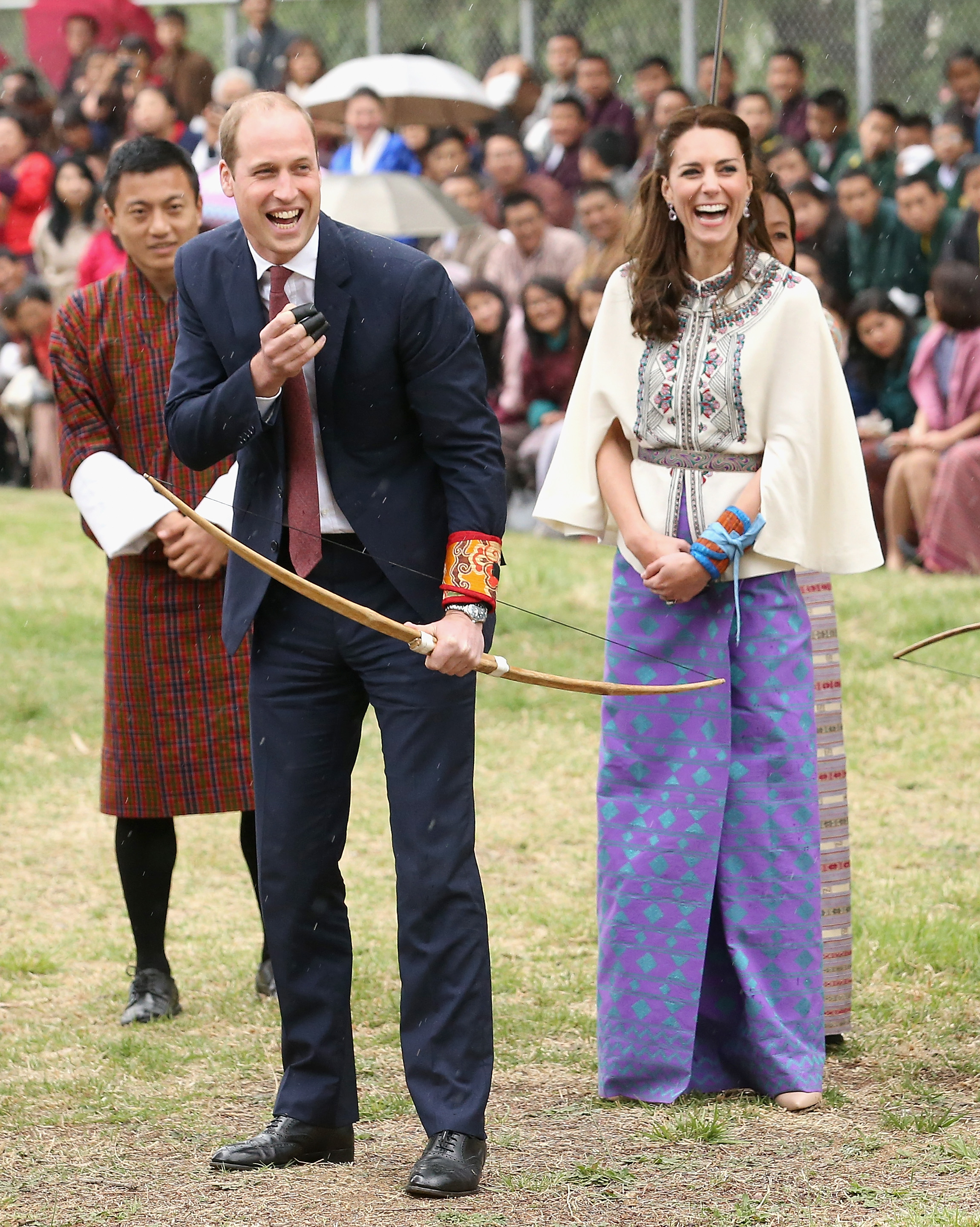 Уилям и Катрин в Бутан