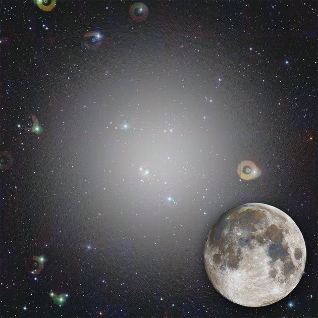 Ако можеше да бъде видяна галактиката ”Кратер 2” щеше да изглежда така