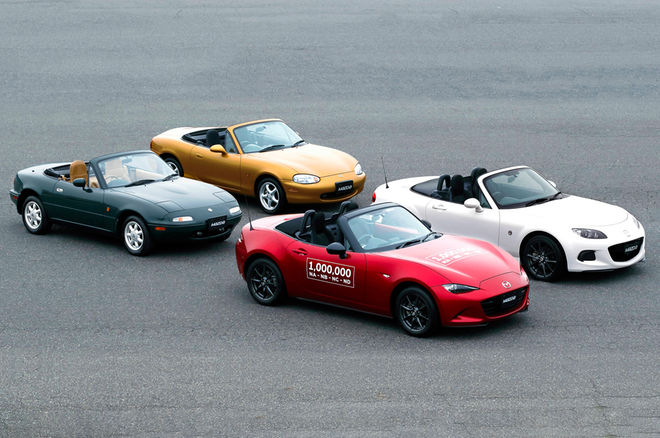 Mazda MX-5 е най-продаваният роудстър в света
