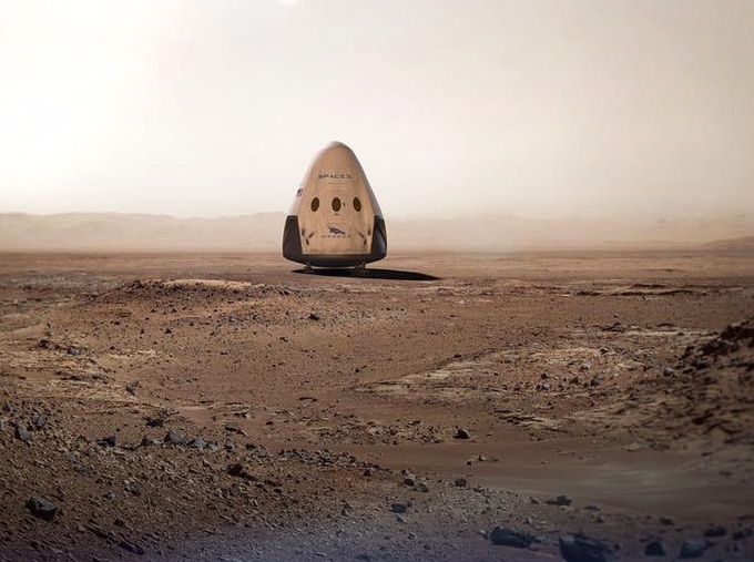 SpaceX каца на Марс през 2018г.