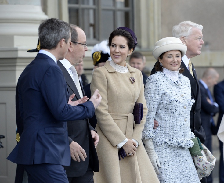 принцът на Монако Албер Втори и датската принцеса Мари