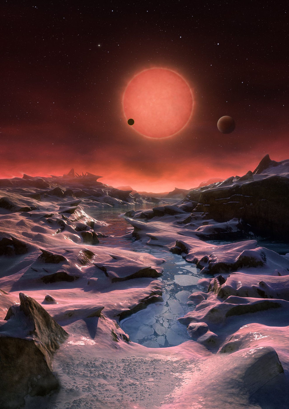 Планетите около червеното джудже TRAPPIST-1