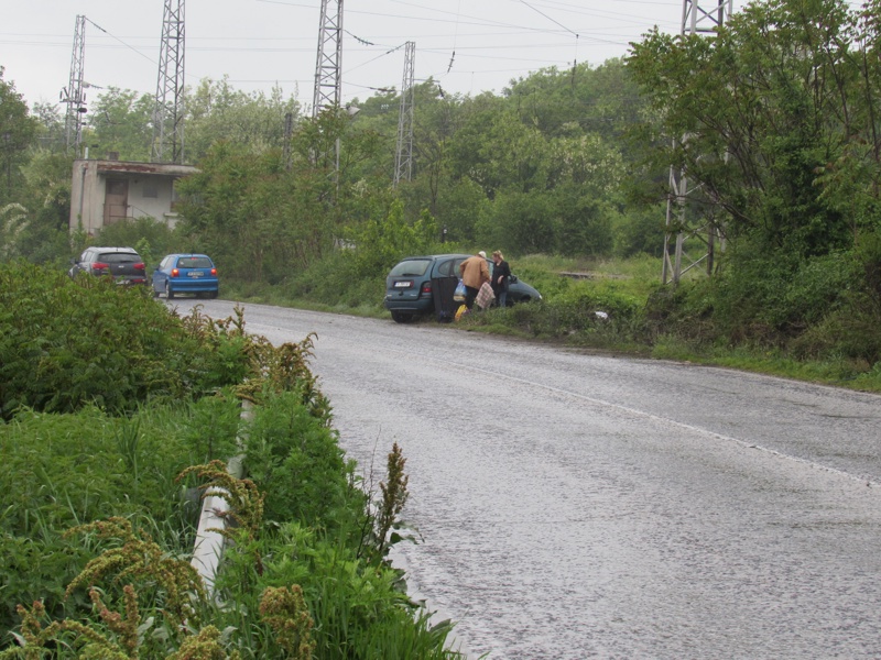 Инцидентът е станал в условията на силен дъжд