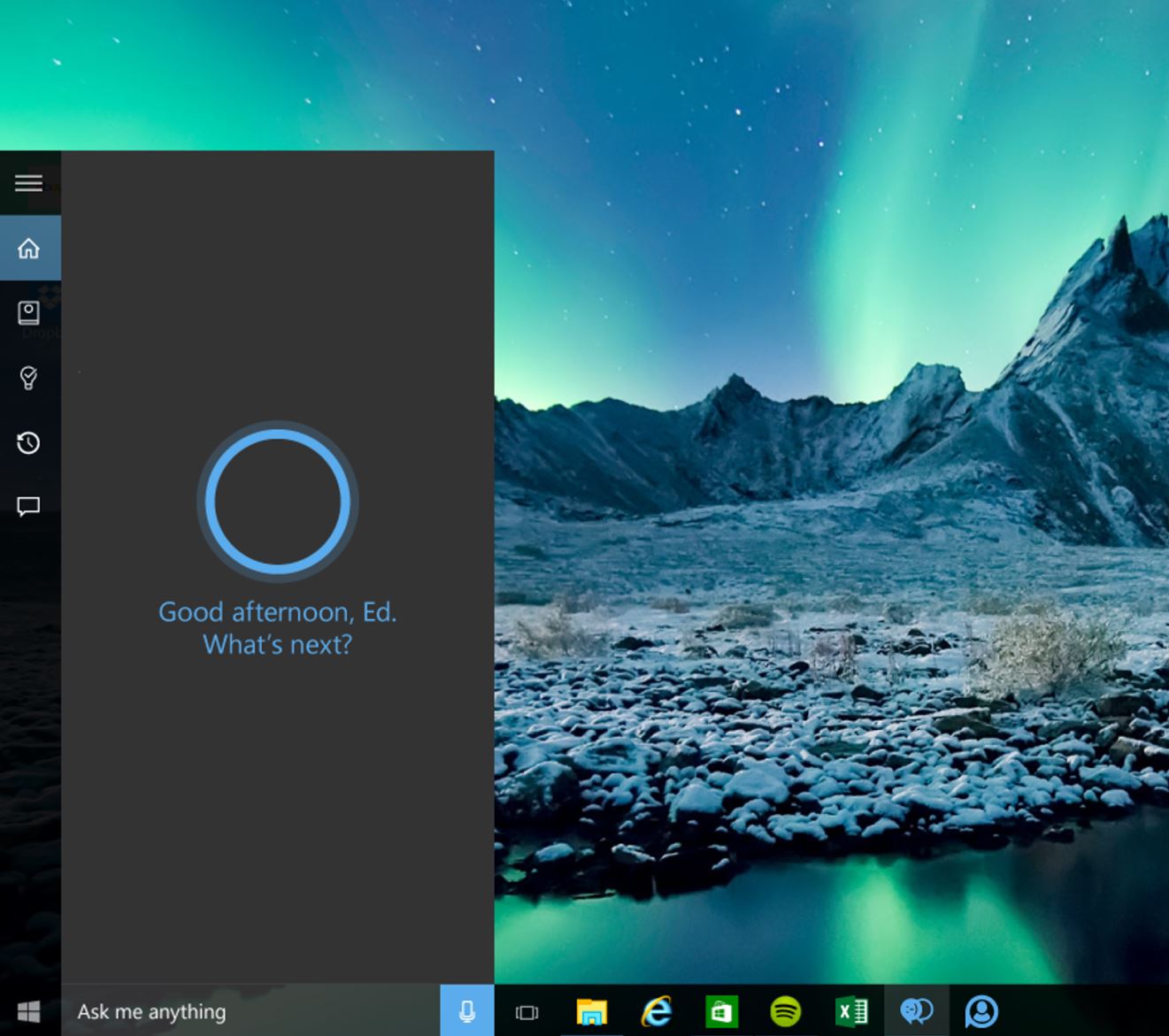 Десктоп версията на Cortana вече работи само с бразуъра Edge и търсачката Bing