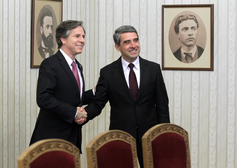 Срещата на президента Росен Плевнелиев със заместник-държавния секретар на САЩ Антъни Блинкен