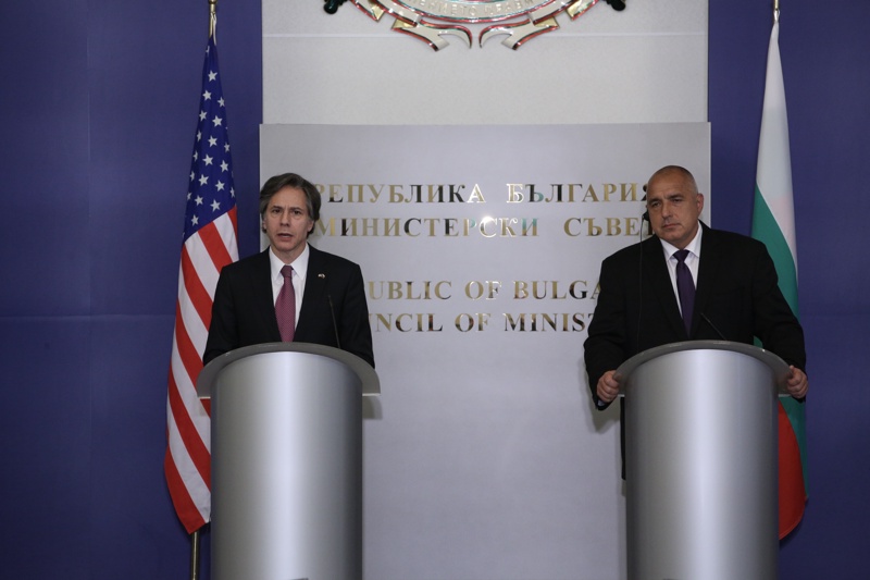 Антъни Блинкен: САЩ силно подрепят България