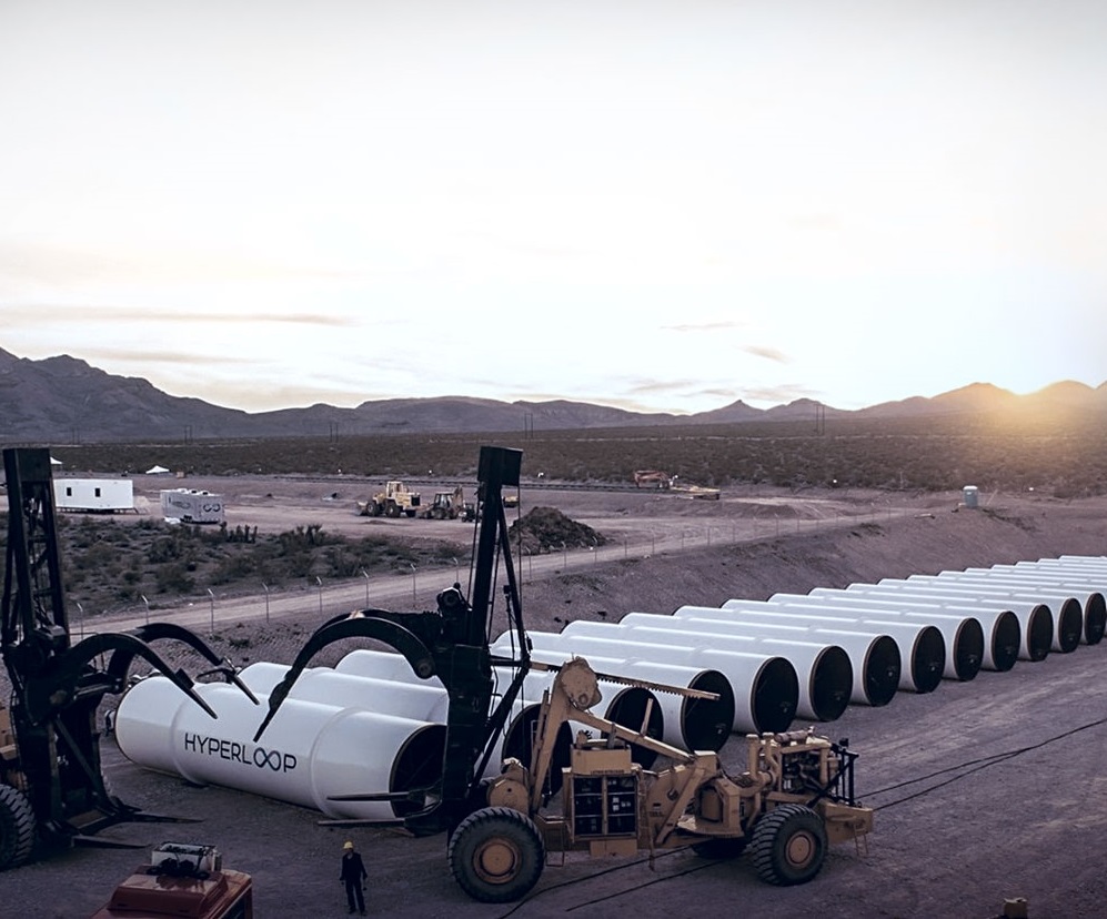 Тестовото трасе на Hyperloop се строи край Лас Вегас